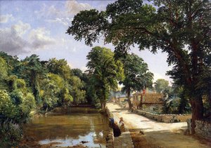 ボンチャーチ、ワイト島、1859 作： Jasper Francis Cropsey